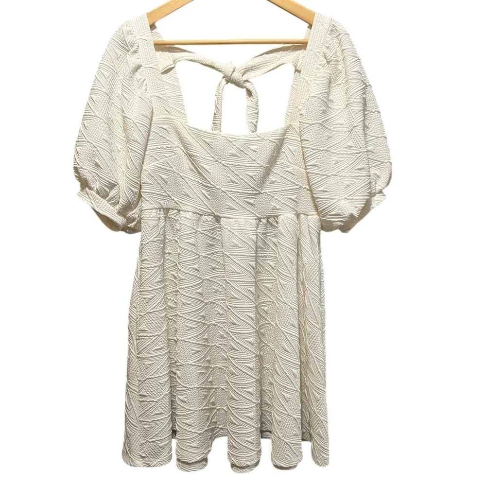 Free People Violet Mini Ivory Dress Size Small